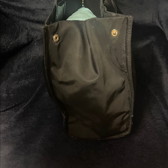 Tory Burch Black Nylon Logo Tote - Picture 3 of 12